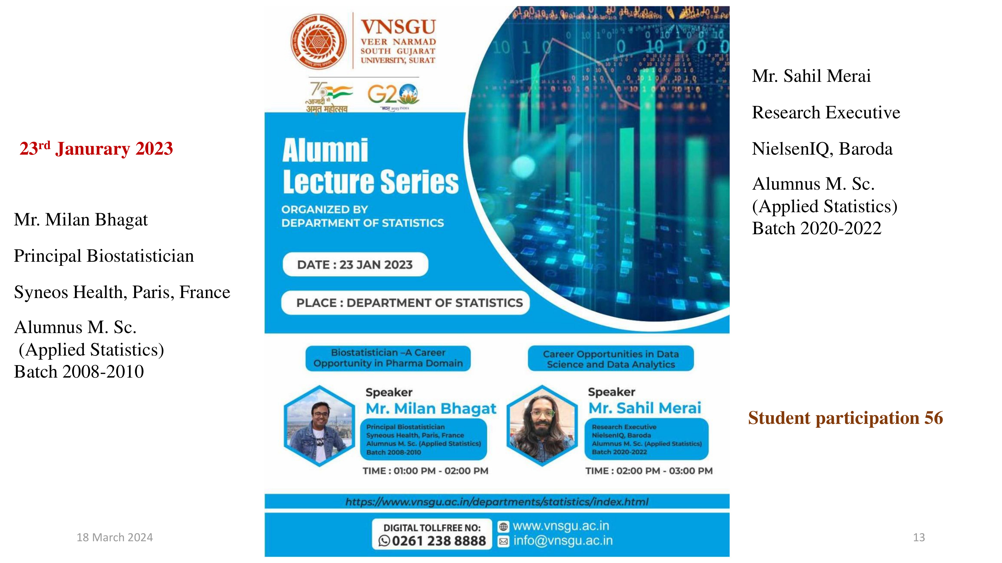 ALUMNI LECTURE SERIES