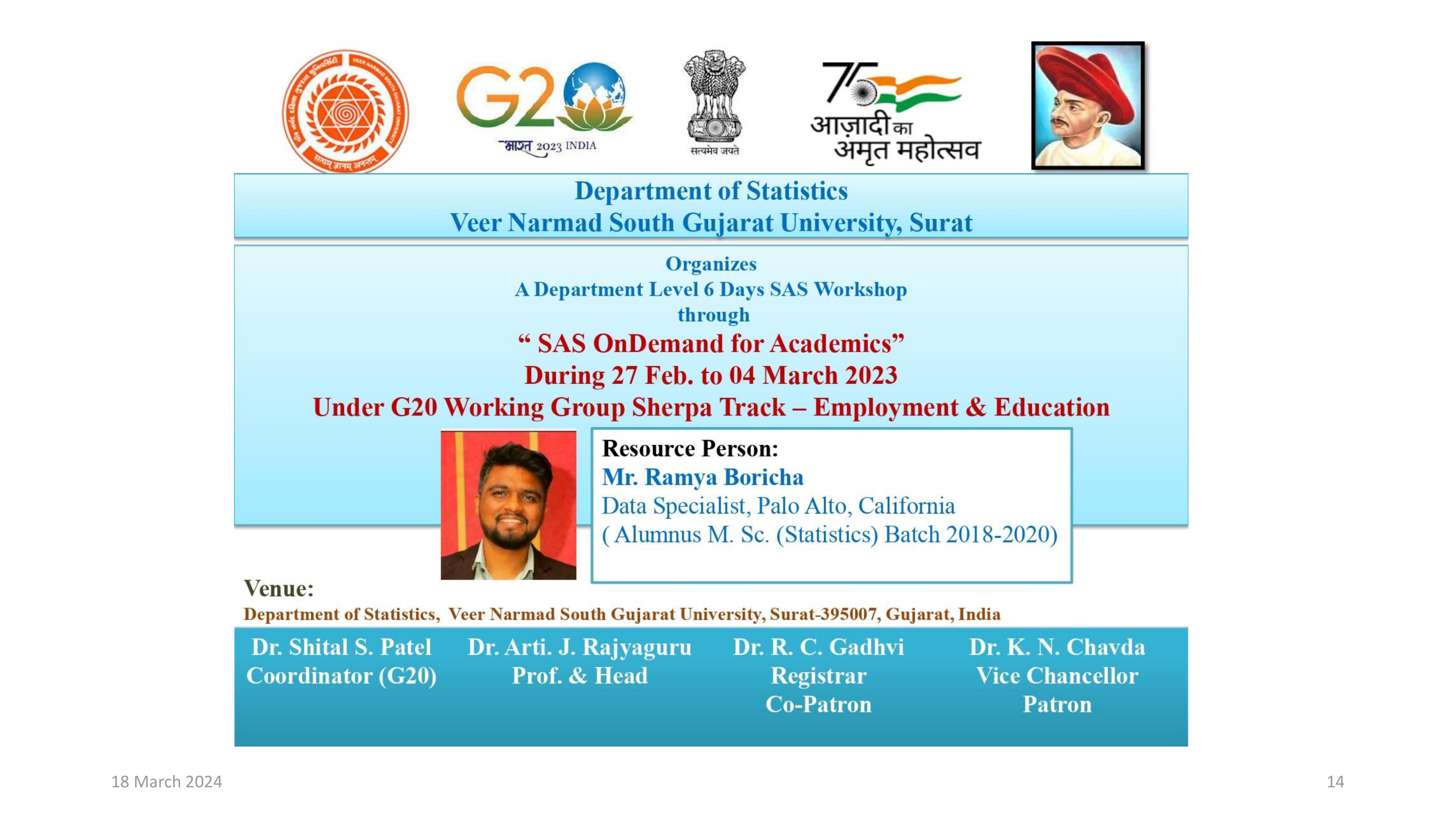 ALUMNI LECTURE SERIES