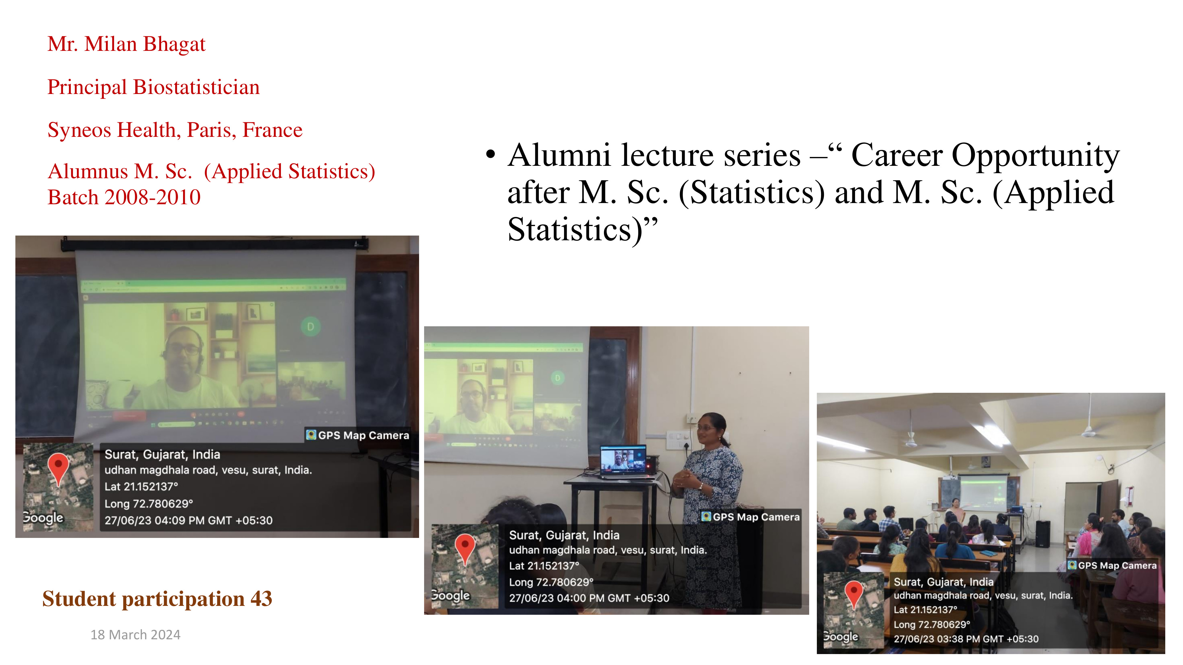 ALUMNI LECTURE SERIES